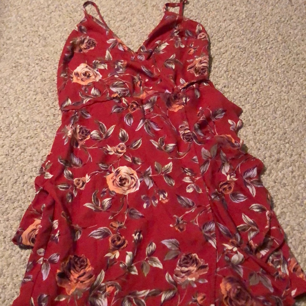 Pocketed wrap dress